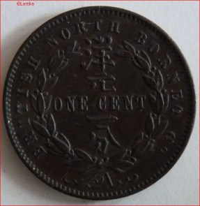 British North Borneo KM 2 1889 voor